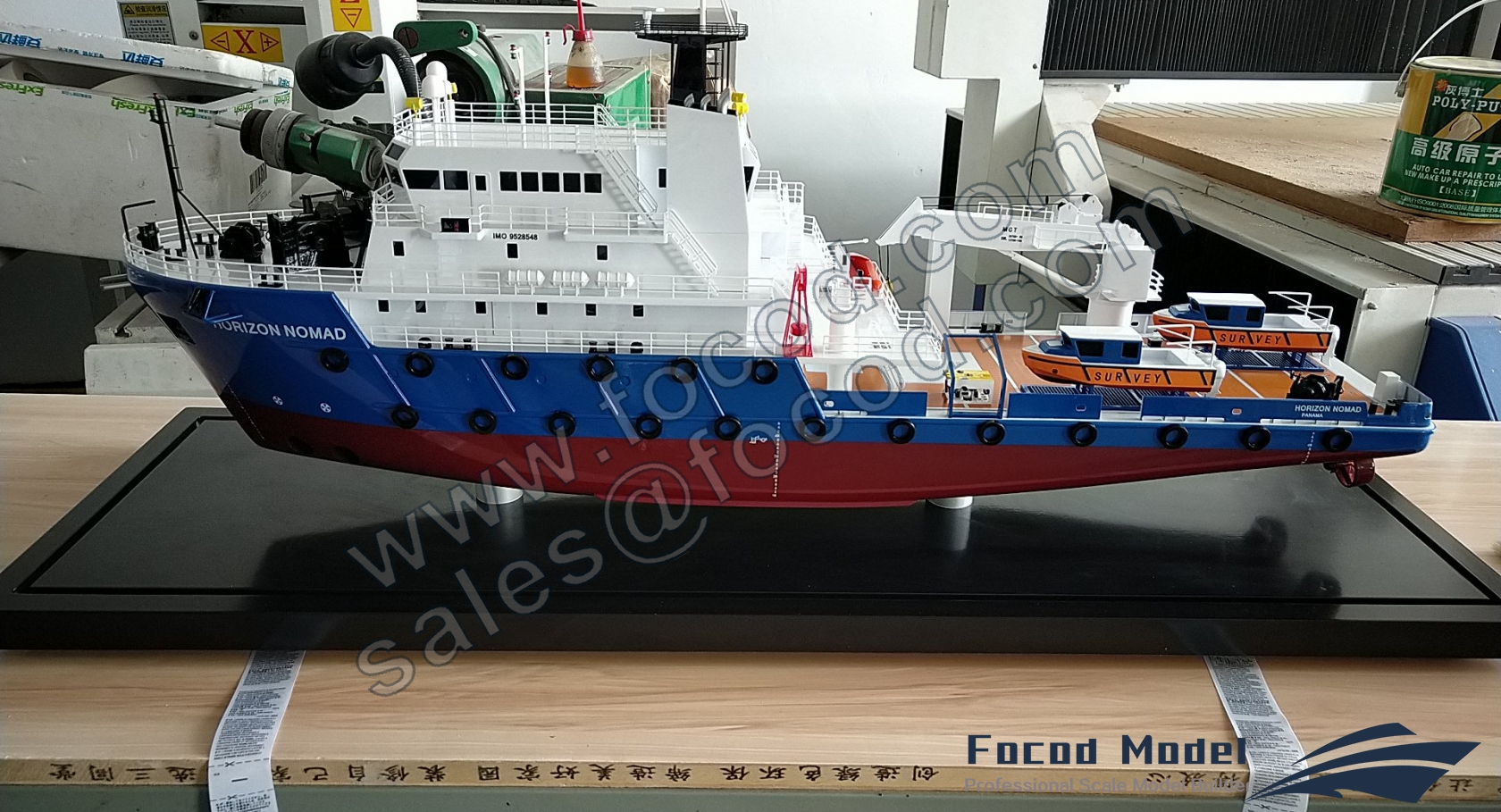 custom made model of 60米潜水支援船